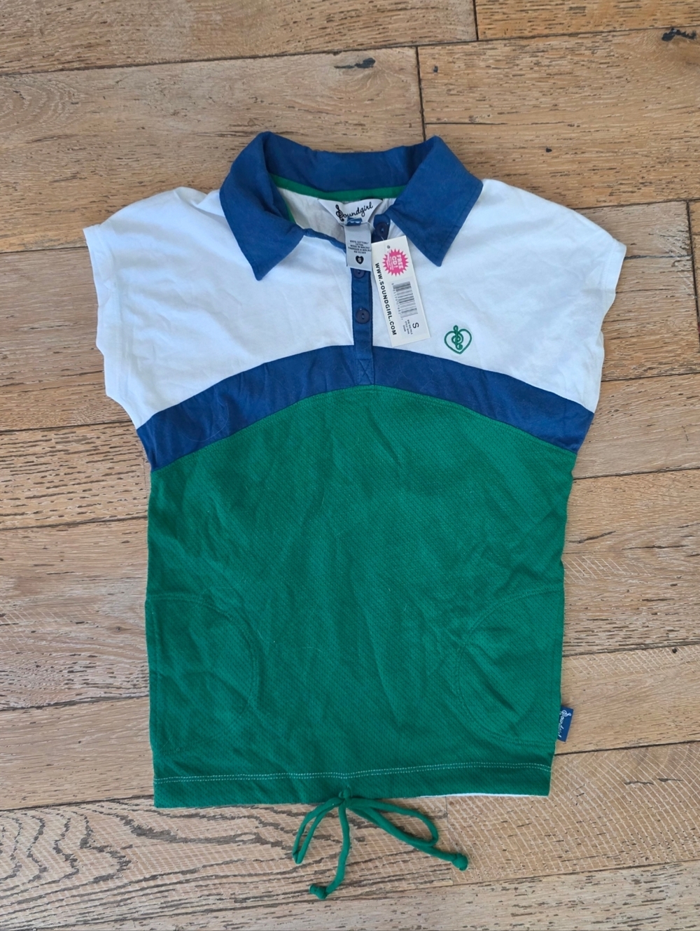 NWT Y2k Vintage NWT Soundgirl Polo Top tennis prep golf prep 2000's coquette